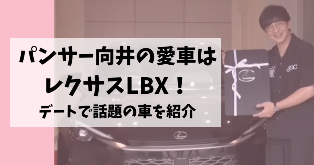 パンサー向井の愛車はレクサスLBX！